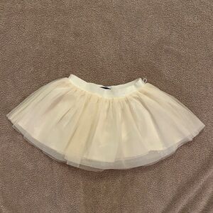 Ralph Lauren Ivory Tulle Skirt with Sparkles
